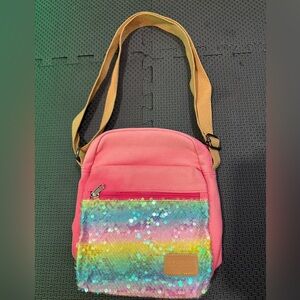 Colorful Sequin Kids Crossbody Bag